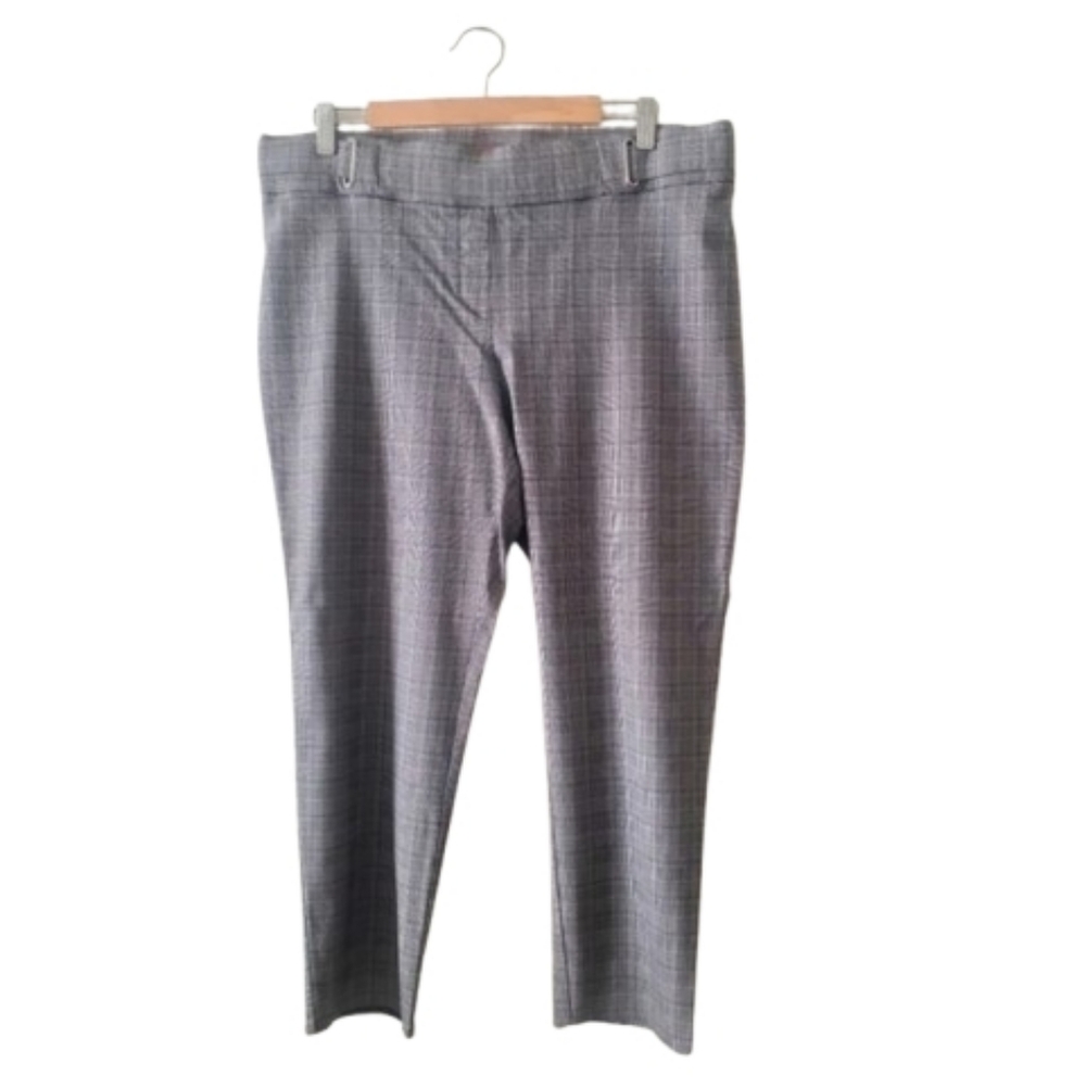 Love Scarlet Gray Plaid Trousers